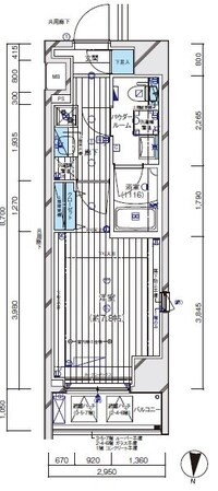 メインステージ板橋EASTの物件間取画像